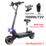 Upgraged SK3-1 72V 7000W 11inch Dual Motor Electric Scooter,FLJ SK3-1 11inch 72V Electric Scooter