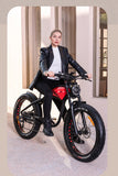 FLJ E26 48V 1200W Fat Tire Electric Bike with 26inch Kenda Tire Mountain Snow electric Bicycle Adult Powerful E Bike