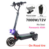 Upgraged SK3-1 72V 7000W 11inch Dual Motor Electric Scooter,FLJ SK3-1 11inch 72V Electric Scooter