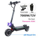 Upgraged SK3-1 72V 7000W 11inch Dual Motor Electric Scooter,FLJ SK3-1 11inch 72V Electric Scooter