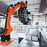 6 Axis Industrial Robotic Arm China QJAR QJR6-1 With CNGBS Robot Guide Rail Dress Pack For Automated Material Handling Robot