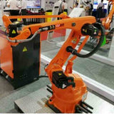 Handling Robotic Arm 4 China QJAR QJR130-3100M With CNGBS Robot Gripper Guide Rail Dress Pack For Palletizing Solutions