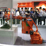 Handling Robotic Arm 4 China QJAR QJR130-3100M With CNGBS Robot Gripper Guide Rail Dress Pack For Palletizing Solutions