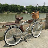 26inch beach bike British style Vintage bike 140PCS spoke wheel bike