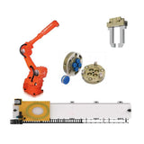 Robotic Arm Car Painting 6 Axis China QIAR QJR10-2 With CNGBS Robot Gripper Guide Rail Quick Changer For Painting Robots