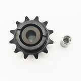 12-tooth flywheel for MY1016Z/MY1018 geared motor, modified electric bicycle left mounted flywheel