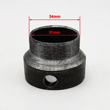 Freewheel Adapter internal diameter 21mm/24mm/26mm/31mm for Tricycle No Teeth Flywheel Freewheel Connector 34mm Thread