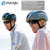 NEW Smart Cycling Helmet Bike Ultralight Bluetooth helmet Integrally-molded Road Bicycle MTB Music Helmet Safe Men Women 58-62cm