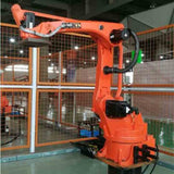 Handling Robotic Arm 4 China QJAR QJR130-3100M With CNGBS Robot Gripper Guide Rail Dress Pack For Palletizing Solutions
