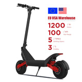 Hx kixin x10 1200w 100km Range Scooter Electric Dual Motor Off Road Electric Scooter for Thrilling Adventures on Any Terrain