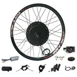 NBPower 2000W E-Bike Conversion Kit - 17.5AH Lithium Battery Optional , Non-Gear Hub Motor, LCD Display - Compatible with 26", 27.5", and 29" - Electric Bike Conversion Kit