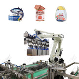 Lwt Secondary Packaging System Automatic Paper Boxes Carton Robotic Case Packing Packer Machine