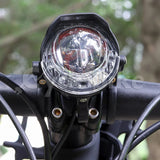 2020 Newest Electric bike Front light with horn Headlight 24v-60v built-in reflector shockproof E-bike Lamp waterproof light