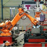 6 Axis Industrial Robotic Arm China QJAR QJR6-1 With CNGBS Robot Guide Rail Dress Pack For Automated Material Handling Robot