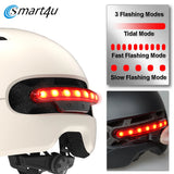 2023 Smart4u MTB Urban Bicycle Men Safety Helmet Sport Adult Cycling Smart Bike Signal Light SOS Alert Riding Women's Ultralight