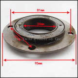 Outer diameter 78mm/95mm electric tricycle bicycle modification parts four-hole toothless flywheel