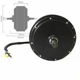 v3 5000W Motor highest torque electric bike hub motor 10kw peak power 24X5T windings 50H magnet