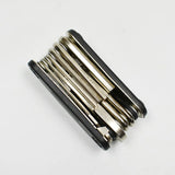 Self-propelled mountain bike multi-function tool hex wrench flat wrench spoke wrench socket wrench screwdriver