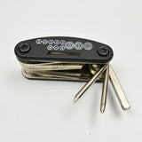 Self-propelled mountain bike multi-function tool hex wrench flat wrench spoke wrench socket wrench screwdriver