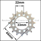 Free shipping disc brake bicycle modified electric bicycle 410#16T tooth plate sprocket