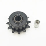 12-tooth flywheel for MY1016Z/MY1018 geared motor, modified electric bicycle left mounted flywheel
