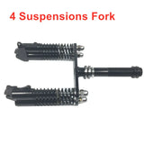 FLJ T113 front Fork Suspensions with double 4 suspensions C shape front fork shock damping