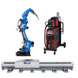 china GBS arc welding robot GBS6-C2080 6 axis robot robot arm With Megmeet CM350 welding machine and linear tracker for weld