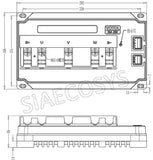 US Warehouse! QS138 V3 70H 72V 100kmph Mid Drive Motor with 1:2.35 gearbox for Electric ATV Dirtbike Motorcycle
