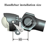 2020 Newest Electric bike Front light with horn Headlight 24v-60v built-in reflector shockproof E-bike Lamp waterproof light