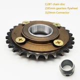 420#28T chain disc gearless flywheel 13mm16/20/21/23/26/29/31mm connector, manpower tricycle electric vehicle modified gear kit