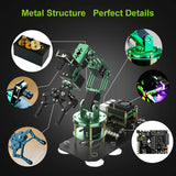 Yahboom DOFBOT AI Vision Robotic Arm Kit ROS Robot for RaspberryPi 5 Adopt Python Programming Object Recognition CE ROHS