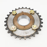 420#28T chain disc gearless flywheel 13mm16/20/21/23/26/29/31mm connector, manpower tricycle electric vehicle modified gear kit