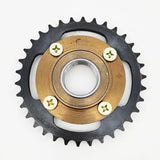 34 teeth 420 chainring gearless flywheel connector 13/16/21/24/26/29MM, used for electric tricycle, kart, motorcycle spare parts