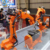 Robotic Arm Car Painting 6 Axis China QIAR QJR10-2 With CNGBS Robot Gripper Guide Rail Quick Changer For Painting Robots