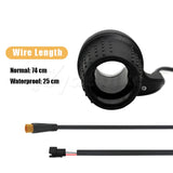Ebike 20X Half Twist Throttle Right Hand 12V-72V Universal 3pin Waterproof SM Connector For Electric Bike Accessory E Bike Parts