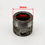 Freewheel Adapter internal diameter 21mm/24mm/26mm/31mm for Tricycle No Teeth Flywheel Freewheel Connector 34mm Thread