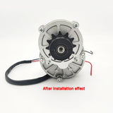 12-tooth flywheel for MY1016Z/MY1018 geared motor, modified electric bicycle left mounted flywheel