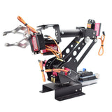 Assembled 6 Dof Robot Arm with Metal Servos Mechanial Clamp Industrail Robotics Claw for Arduino Raspberry Pi