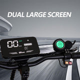 BEZIOR S2 Pro Electric Scooter - 1200W Dual Motor, 60V 20.8Ah Battery, Foldable E-Motorcycle with 10.0*2.25 Inch Off-Road Tires Foldable Electric Scooter