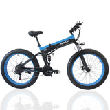 Keteles K8 1000W 48V 15AH Adult Folding Electric Bike 26 Inch Wheels 21 Speed Electric Mountain Bike Fat Tire  E-Bike
