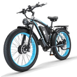 KETELES K800 2×1000W dual Motors Electric Bike 23AH Battery Electric 26" Inch Fat Tire E-Bike