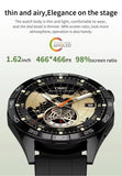 Gaines Men Smart Watch SK50 Pro Wireless Charging 1.62inch Amoled Screen BT Calling AI Voice Compass Health Monitoring Smartwatch