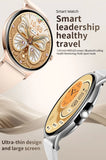 Gaines V89 Women Smart Watch 1.43inch Amoled Large Screen Bluetooth Calling Health Monitoring DA09 Fashion Ladies Smartwatch