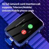 4G 2. 4Inch AMOLED Screen Smart Watches GPS Wifi SOS Android IOS Phone 4GB 64GB Camera 1400mah Battery Smartwatch Men Waterproof