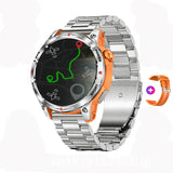 Gaines NX18 Pro Smart Watch Amoled Screen Men Outdoor GPS Sports Tracke Compass Bluetooth Call 400mAh Long Standby Smartwatch