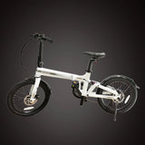 EWIG Newest Version Carbon Frame Folding Road Bike Bicycle 20 Inch 7 Speed SHIMANO Carbon Fiber Bicycle MINI City Bike