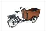 Electric Reverse Riding Power Tricycle/Front Bucket Manpower Cargo/Netherlands Wooden Carriage Tricycle Pet Car 250W Motor