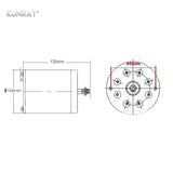 MY1020 500W 24V 36V 48V DC High Speed Brush Motor For Electric Bicycle Scooter E-Bike Dirft Bike Motors Mid Drive Without Foot