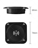 SiAECOSYS 5V USB Cable 10W Motorcycle Phone Wireless Charger