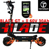 2023 Upgrade BLADE GT II 11inch 60V 26Ah 30Ah 35A 1500W*2 Electric Scooter Full Hydraulic Smart BMS Foldable TFT Dispaly APP